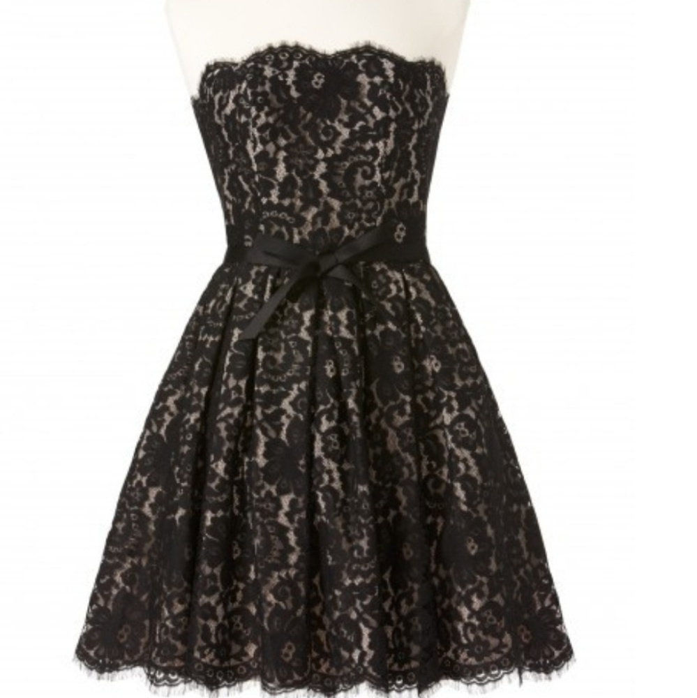 Robert Rodriguez Black midi party dress
